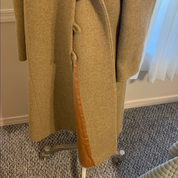 Vintage 1960 Wool Neiman Marcus Women’s coat Fur collar Perfect Like NEW Sz 6 - Picture 10 of 11